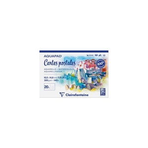 Clairefontaine Aquapad Cartes Postcard Art 20x
