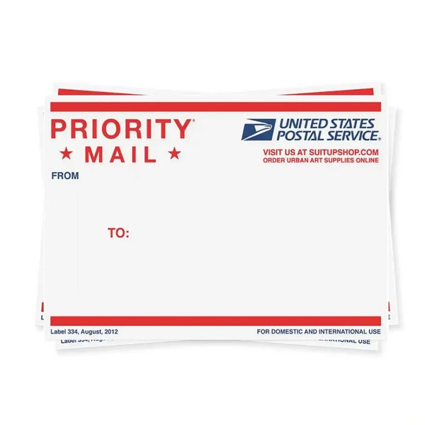 Priority Mail Stickers 25pcs