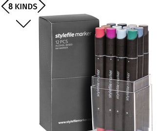 Stylefile marker kits 12 pcs