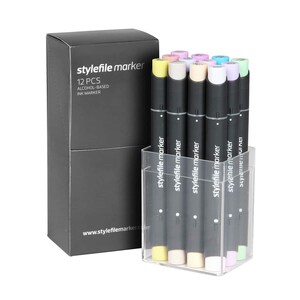 Stylefile Marker Kits 12 Stück Pastel
