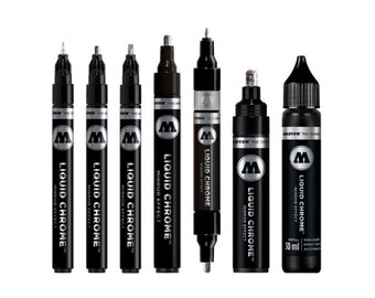 Molotow Liquid Chrome Markers and Refill