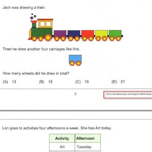 ICAS Past Papers with Answers Grade / Year 2 Introductory Paper Full Set image 5