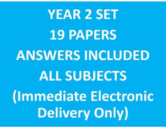 ICAS Past Papers with Answers - Grade / Year 2 (Introductory Paper) Full Set