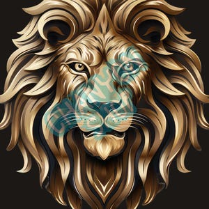 Logotipo do Leão Dourado PNG Imagem - Somente download digital