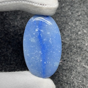 Blue Aventurine Healing Crystal | Chakra Healing | Third Eye Chakra | Meditation | Gemstone | Blue Aventurine 74Cts.