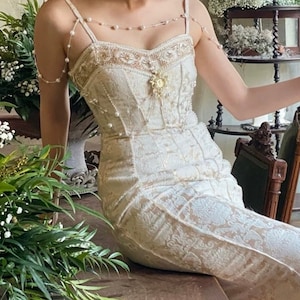 Vintage beaded dress sales