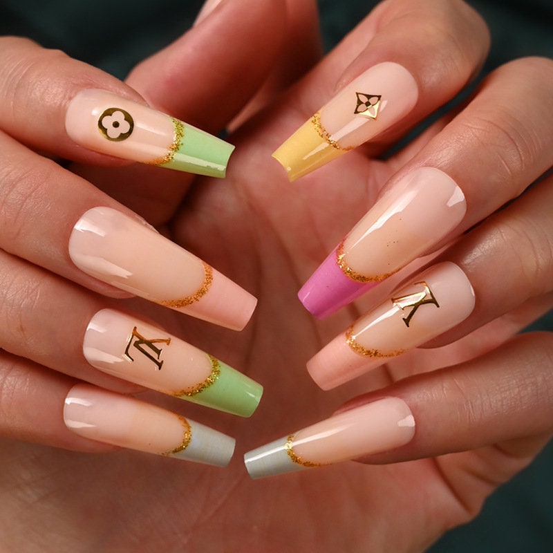 Louis Vuitton Nails - Etsy