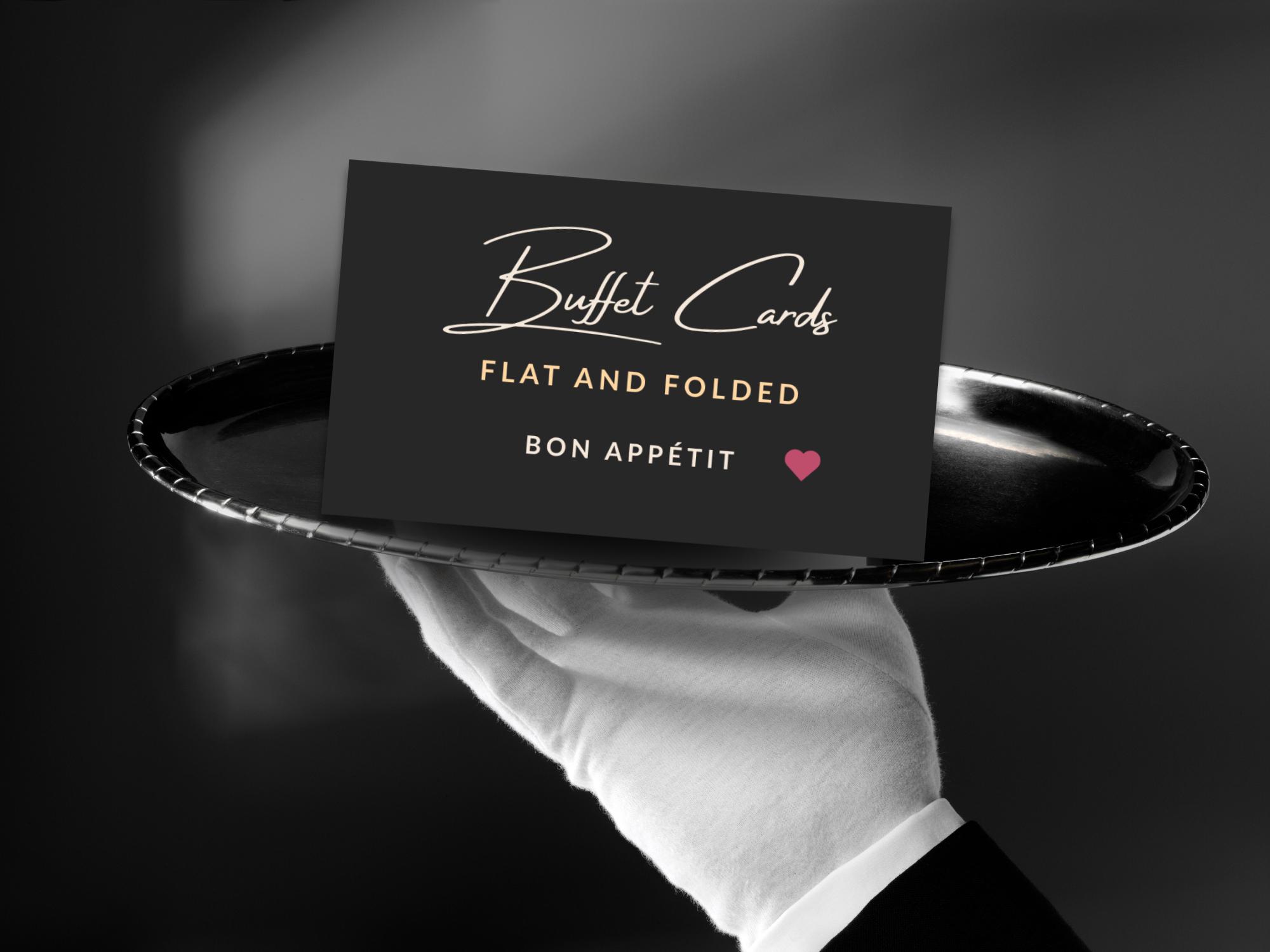 Editable Buffet Cards | Food Display Labels | Event & Celebration Signs ...