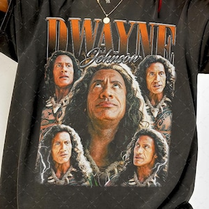 Dwayne Jhonson as Maui Shirt, Moana Movie, Vintage Graphic Tee, Unisex Shirt, Comfort Colors image 1