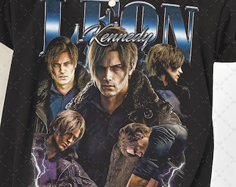 Leon Kennedy Graphic T Shirt, Resident Evil Requiem Tee, Unisex Comfort Colors®