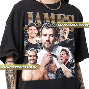 James Maslow Vintage T-Shirt - Big Time Rush Unisex Tee