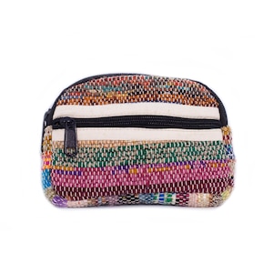 Handgemachtes Täschchen | Unikat aus Nepal | Fairtrade | Nachhaltig | Recycelte Baumwolle | Hippie Geldbeutel | Upcycling Boho Portemonnaie