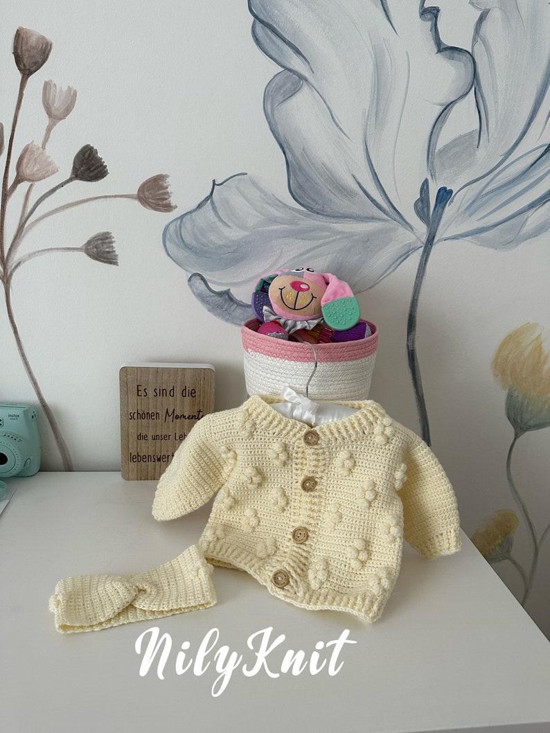 Baby Crochet Jacket Jacket for Babyretro Jacket Evening Etsy