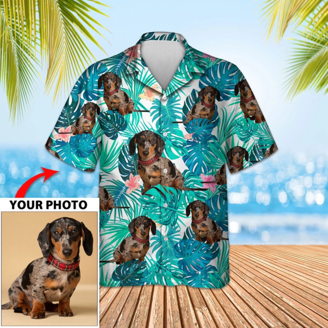 Custom Husky Dog Long Sleeve Shirt With Polynesian Tribal Tattoo LT6 main image 1
