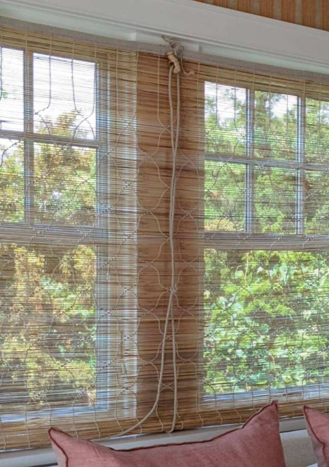 Handmade Bamboo Blinds, Cross Thread Bamboo Blinds , Unique Home Decor Product , - Etsy