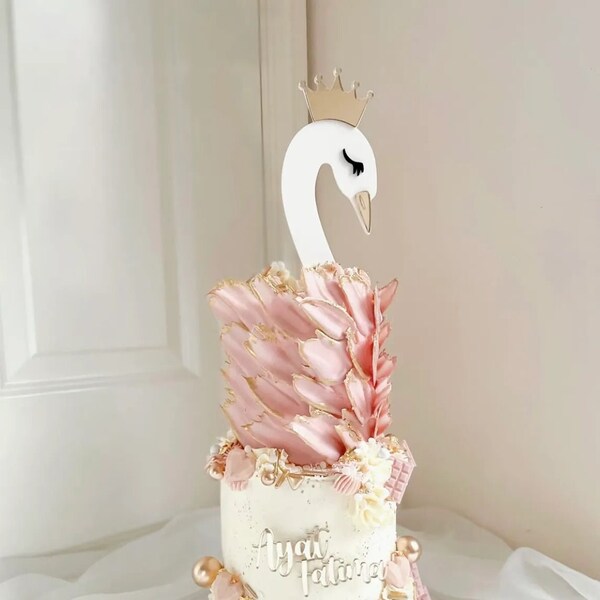 Swan Wedding Cake - Etsy