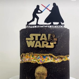 Personalised Star Wars Cake Topper image 1