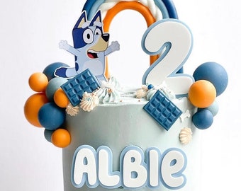 Personalised Bluey Cake Topper