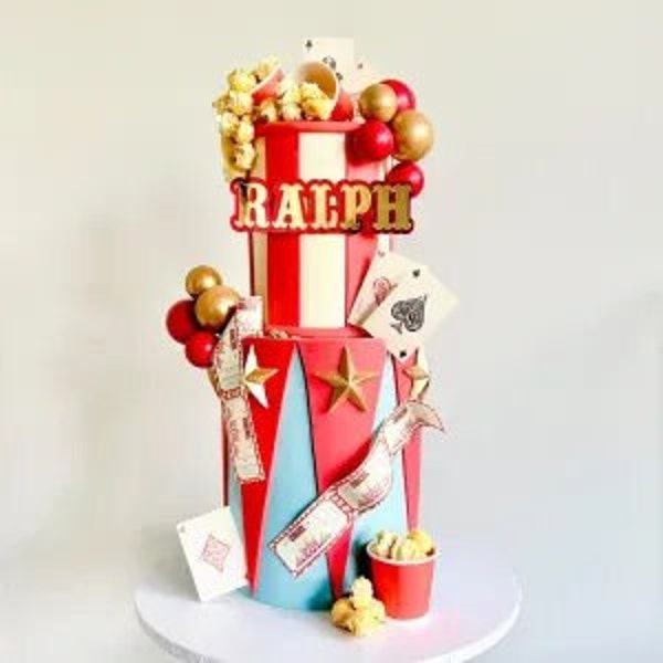 Personalised Circus Cake Topper