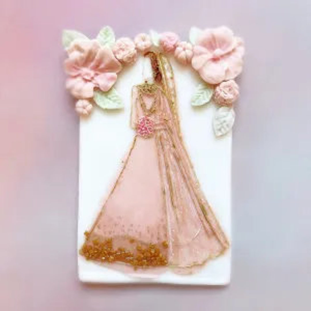 Indian Bride Cookie Stamp Indian Wedding Etsy