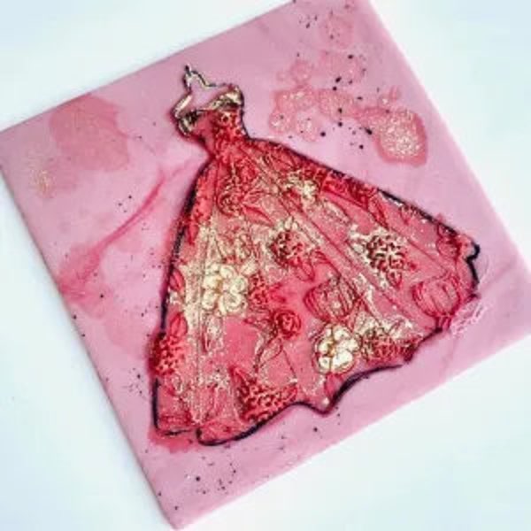 Tampon à biscuits et emporte-pièce pour robe de mariée