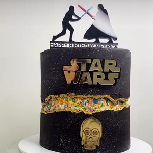 Personalised Star Wars Cake Topper image 2