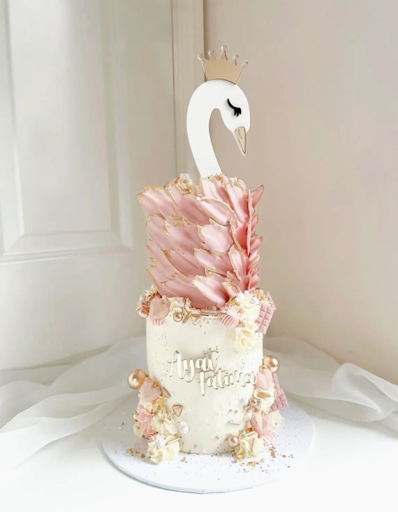 Elle's Swan Princess First Birthday Party - Chandeliers and Champagne