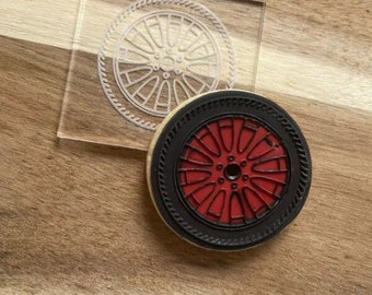 Tyre Cookie Stamp & Cookie Cutter