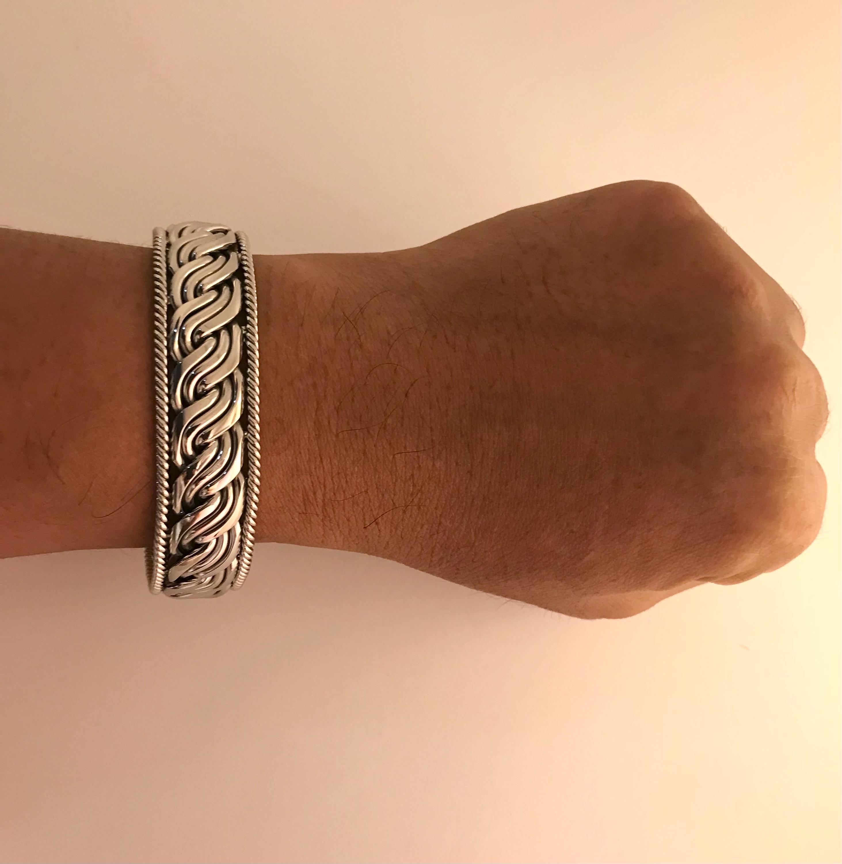 ブレスレット バングル ハンドメイド ステンレススチール溶接ワイヤー 