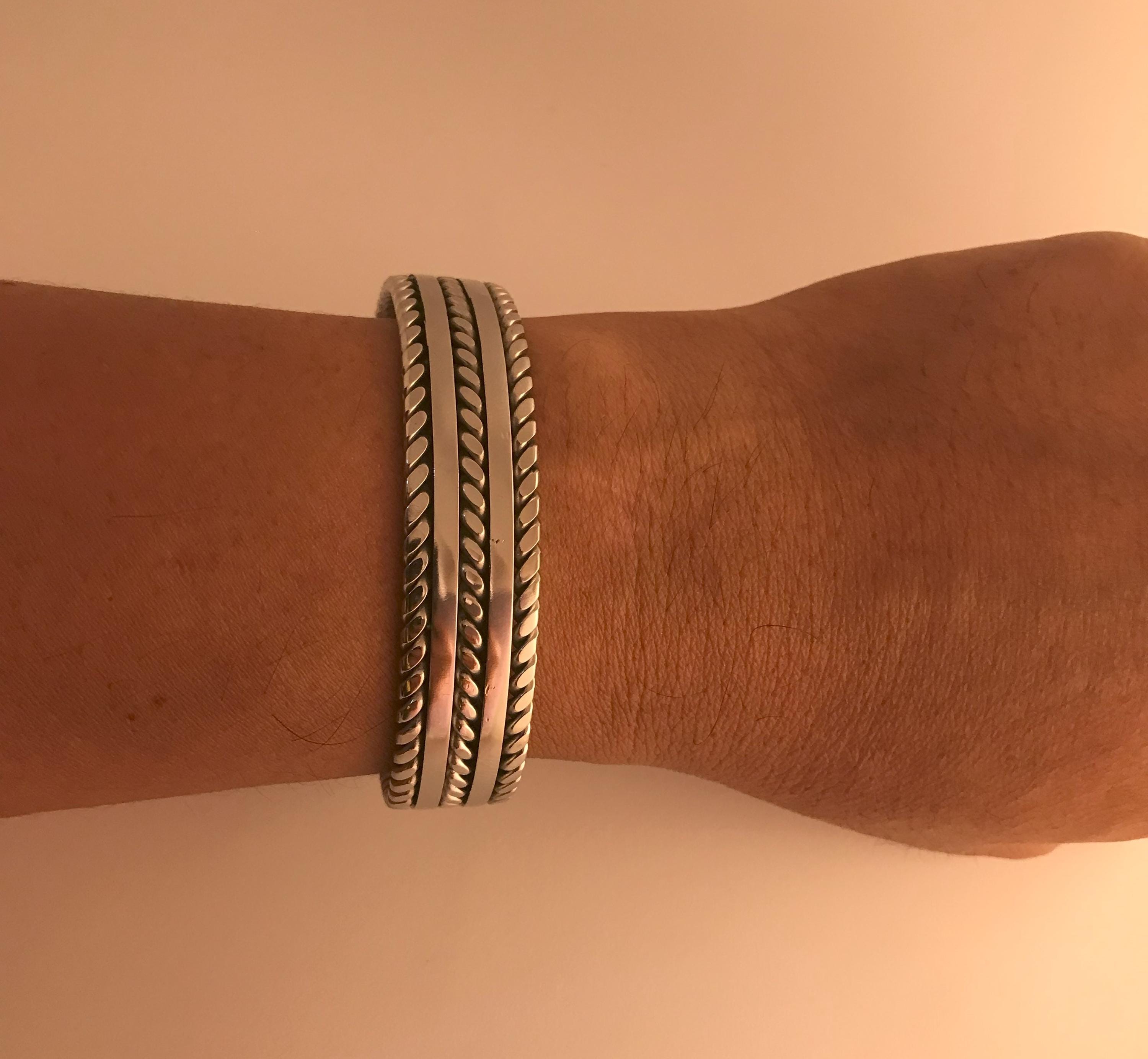 ブレスレット バングル ハンドメイド ステンレススチール溶接ワイヤー