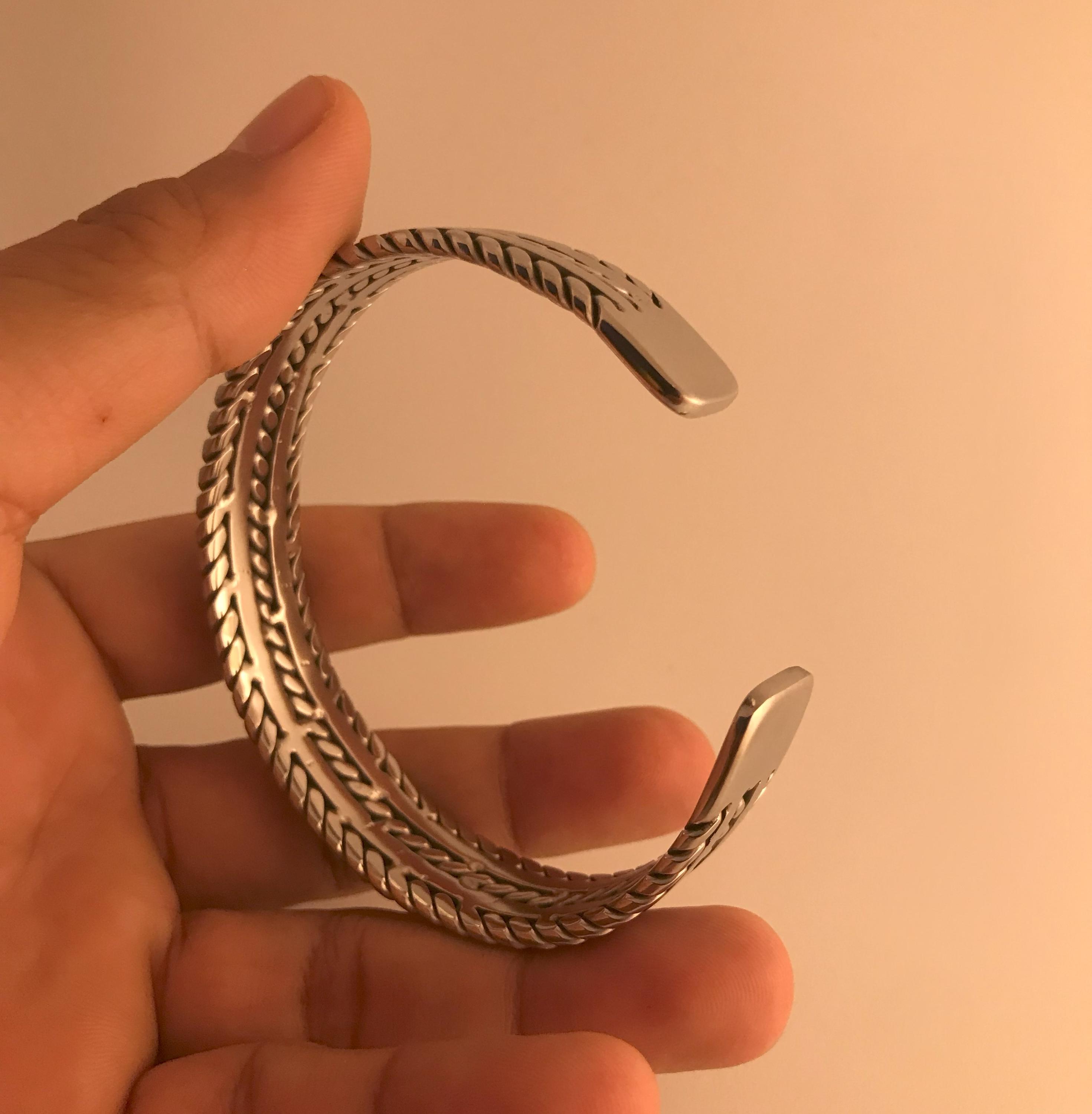 ブレスレット バングル ハンドメイド ステンレススチール溶接ワイヤー