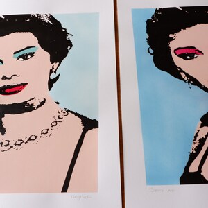 Sophia Loren handpulled screenprint image 6