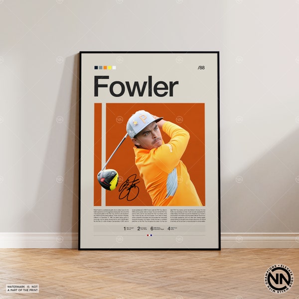 Golf Poster Etsy