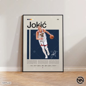 shangyang Nikola Jokic Canvas Poster Bedroom Decor Sports gift  Unframe:12x18inch(30x45cm)