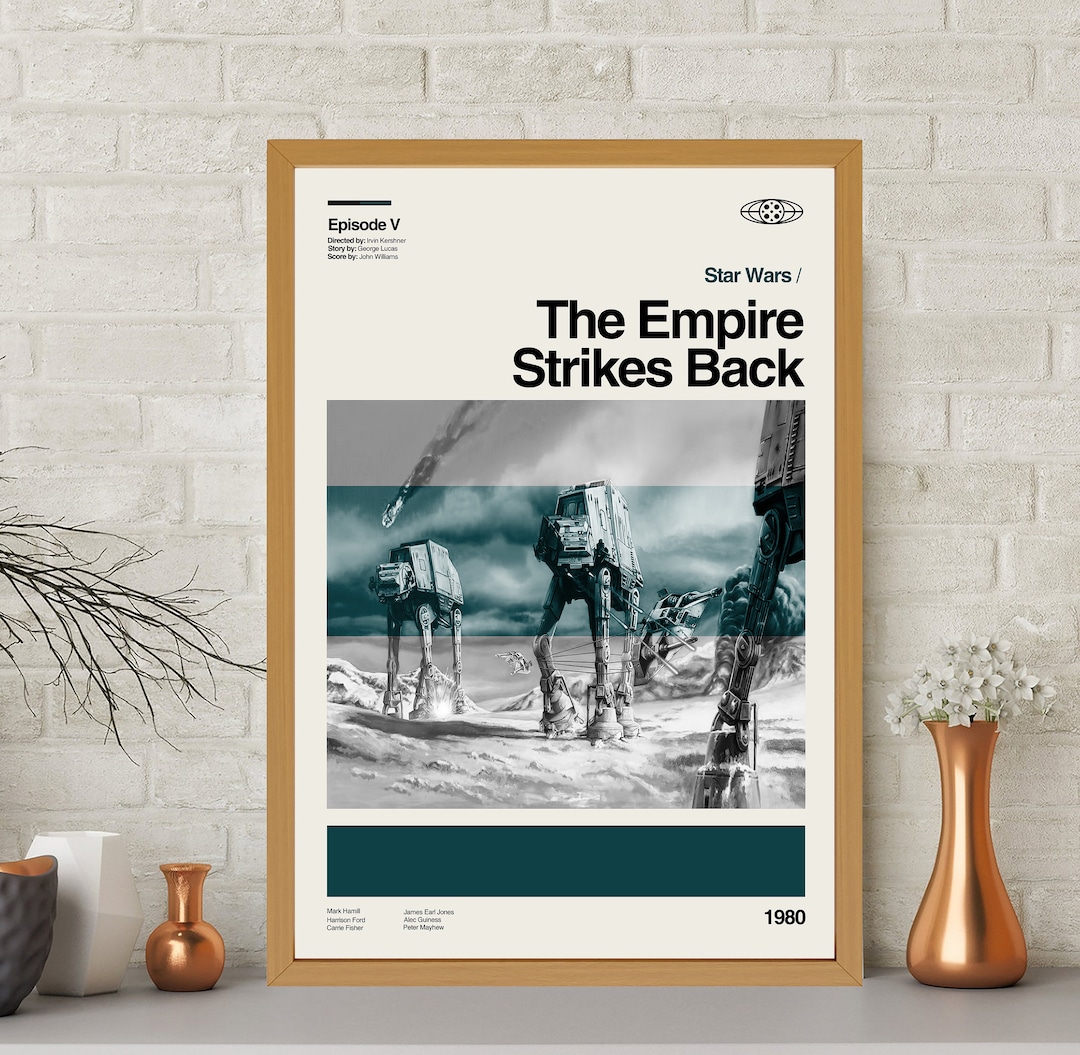 LARGE MOVIE POSTER Star Wars Empire Strikes Back 420mm x 594mm (A2) EUR