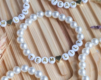 Special Bridesmaid Beaded Bracelet for Brides, Personalized Bracelet, Gift Bridesmaid Bracelet, Bachelorette Bracelet, After Party