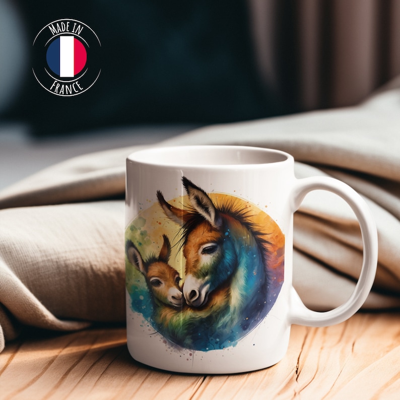 Mug Personnalisé Maman et ses enfants Basse cour image 2