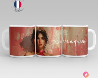 Couronne Royale : Mugs Personnalisés pour Reines