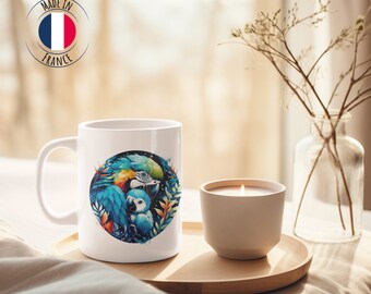 Mug Personnalisé Maman et ses enfants "Oiseaux"