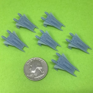Terran Starfighters (Set of 6) Wargame Miniatures