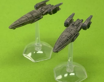 Manticore Class Corvette Ships (Set of 2) Wargame Miniatures
