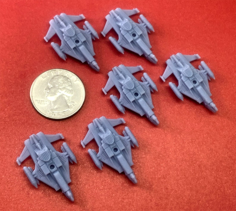 Aggressor Scorpion Fighters (set of 6) Wargame Miniatures - Etsy