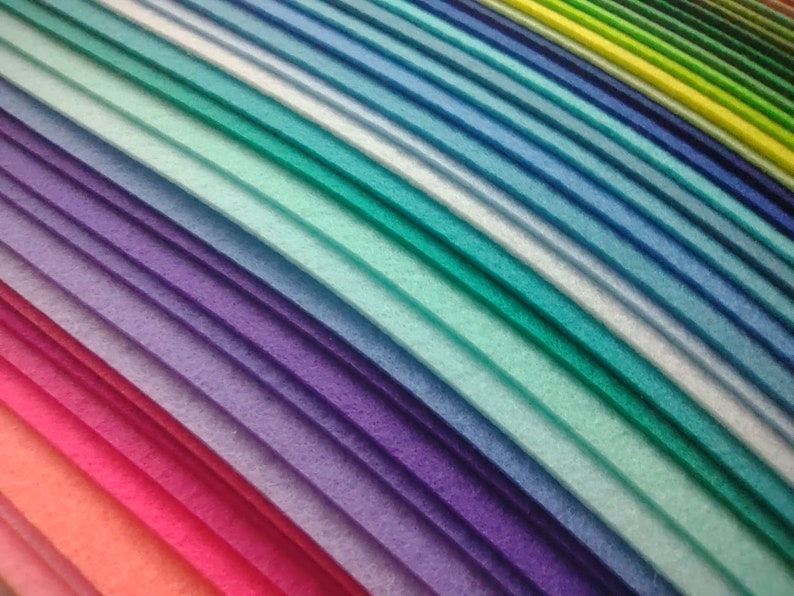 Korean Felt Solitone, 1,2mm, Shinwon,felt Sheets 20x30 Cm, Mini Roll