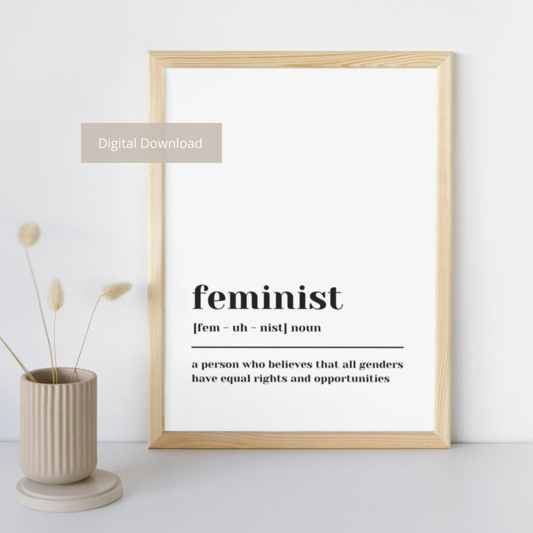 Photo inspiration: Gallery Detail: Printable Feminist Art Print Decorative Foil Feminism