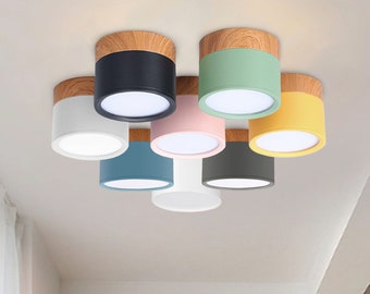 Moderna lampada da incasso a LED-Apparecchi per illuminazione da cucina-Lampada da soffitto a botte-Faretto per decorazioni per interni per camera da letto Soggiorno Corridoio-Decorazione artistica per la casa