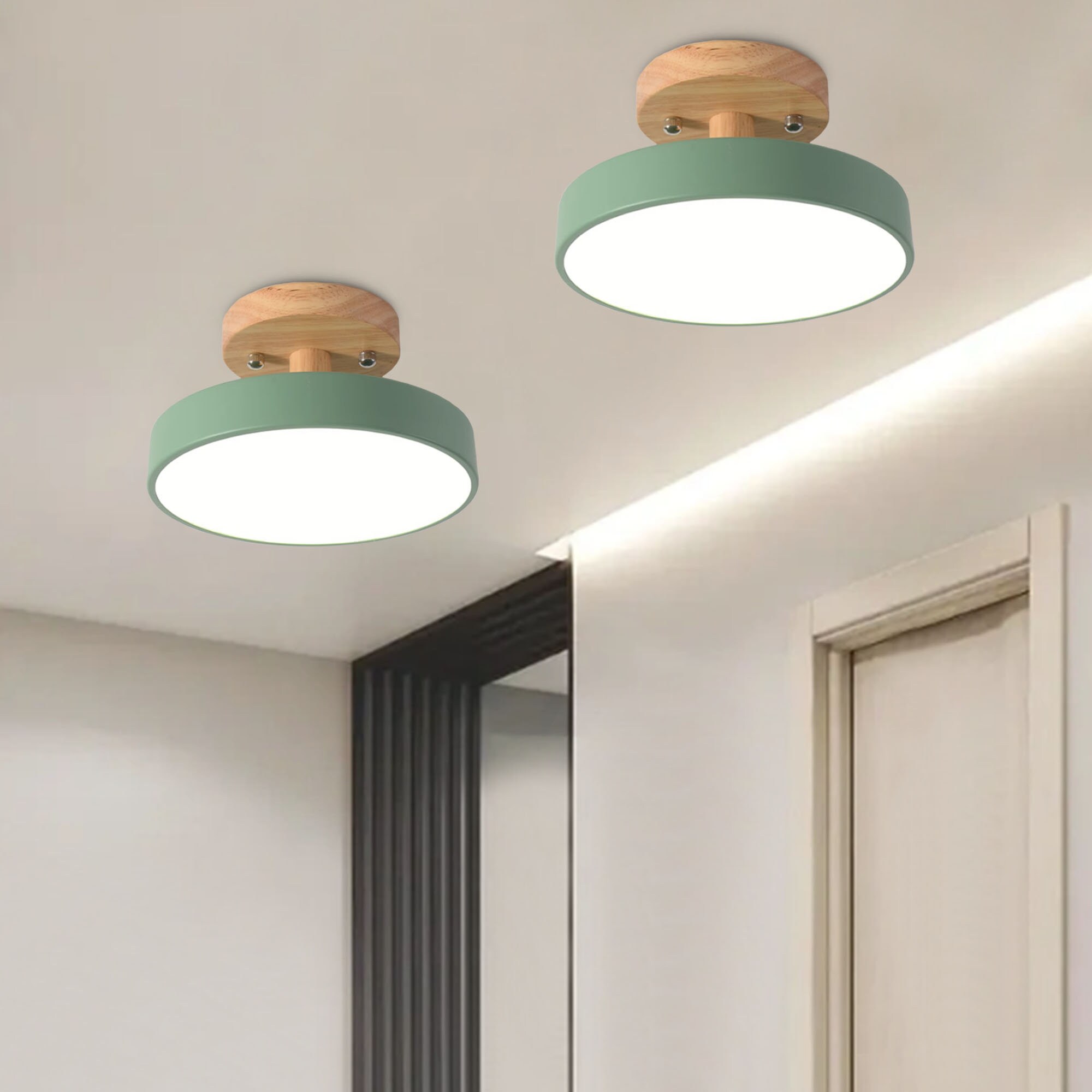 Minimalist Ceiling Lamp-wood Chandelier-kitchen Lighting - Etsy