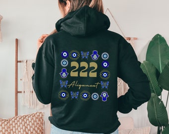 Angel Numbers Hoodie Angel Number Hoodie Evil Eye Shirt Third Eye Shirt Angel Numbers Angelcore Butterfly Hoodie Witchy Hoodie Angelcore
