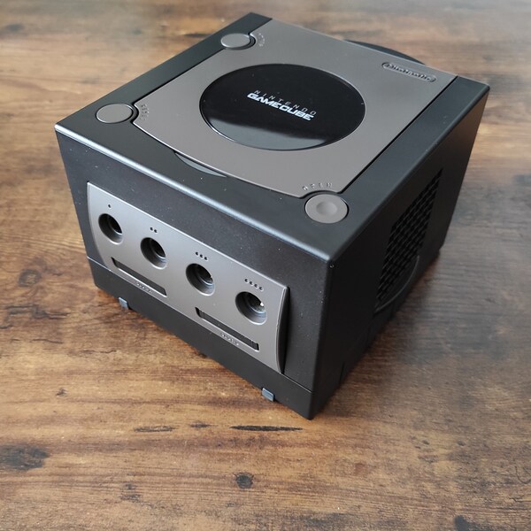 console NINTENDO GameCube blakmat custom themed mod pico boot swiss ngc retro gaming personnalisée neodido shop