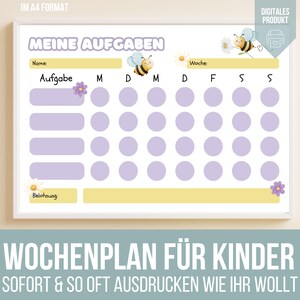 Plan de rutina para niños escolares | Mi Planificador de Tareas para Niños | Plan de gastos para imprimir | Plan de recompensas para niños en edad escolar | Planificador de rutinas para niños