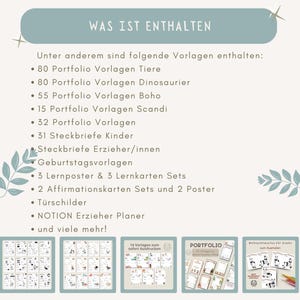 Mehr als 1400 Portfolio-Vorlagen für Erzieher:innen – gesammelt in einer praktischen Datenbank! Perfekt für Krippe, Kindergarten, Vorschule & Tagespflege. Enthalten sind „Das bin ich“-Seiten, Geburtstagsvorlagen, Steckbriefe, Abschiedsseiten, Eingewöhnung, Elterninfos, Lernblätter, Aushänge & mehr. Alle Vorlagen als PDF zum Ausdrucken – ideal für Portfolio-Ordner, Dokumentation & kreative Kita-Materialien!
